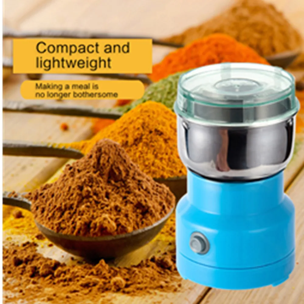 

Mini Electromotor Mixer Food Chopper Crusher Processor Blender Pepper Garlic Seasoning Coffee Grinder Home Kitchen Tools