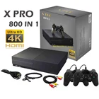 Игровая консоль XPRO Ultra HD, 64 бит, поддержка 4K HDOutput, 800 встроенных игр для PS1