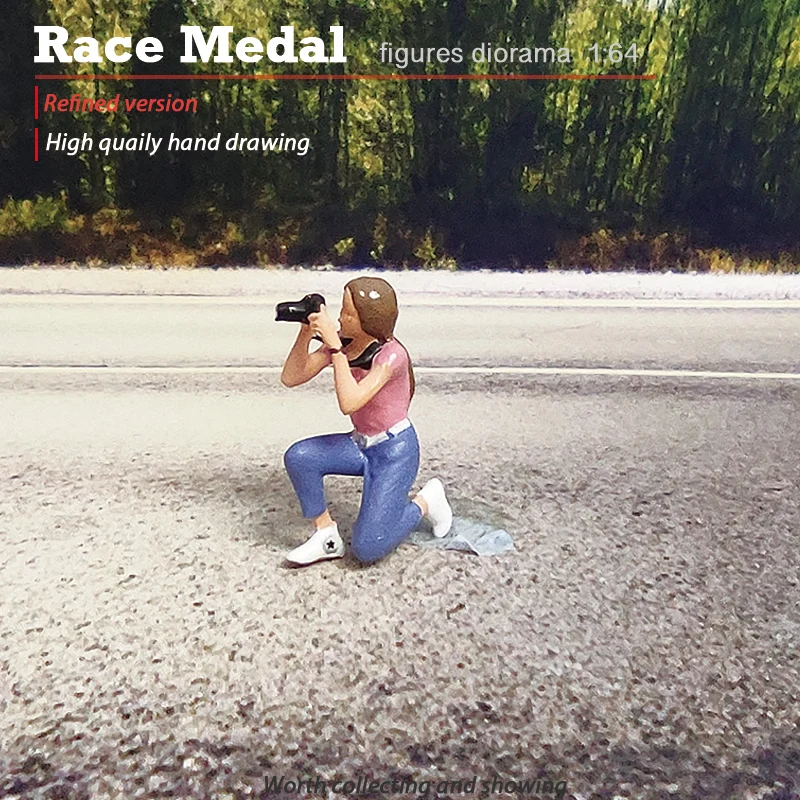 RM1/64 красивый фотограф фото кукла песочный стол миниатюрная камера ручка для создания сцены украшение