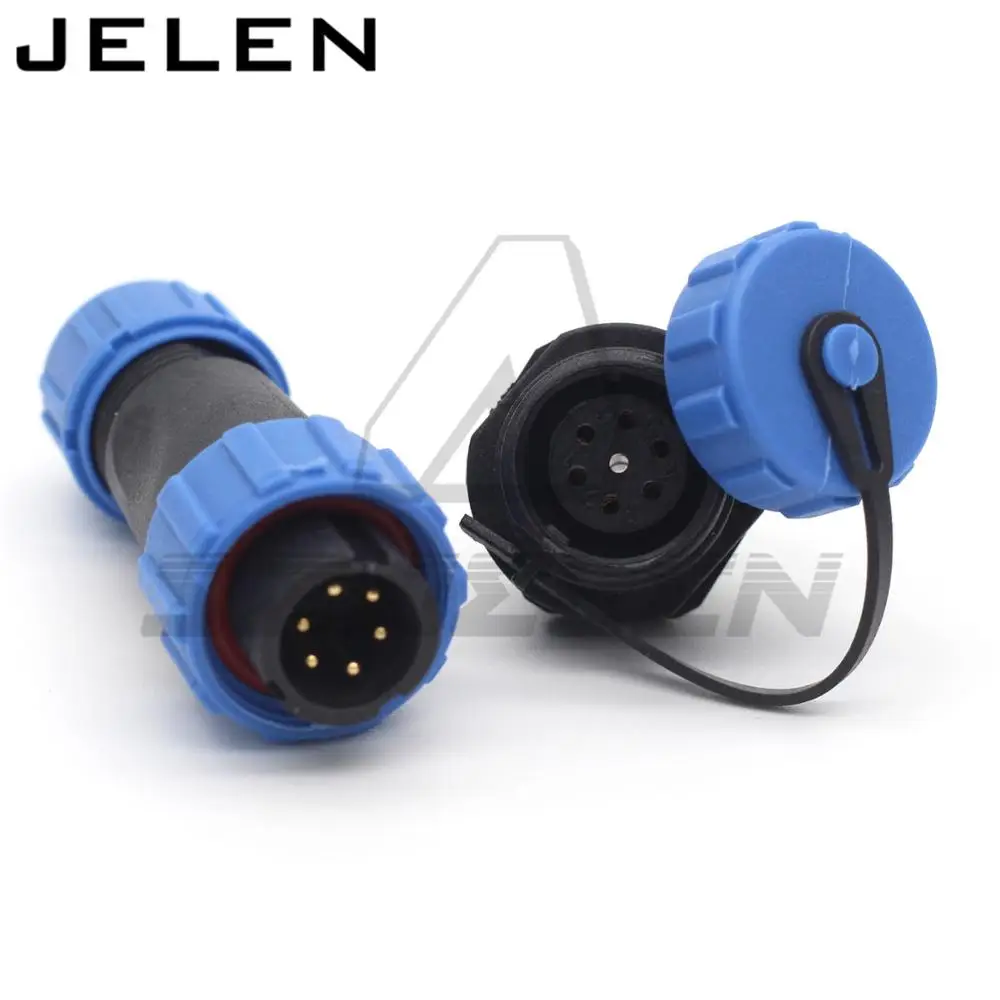 6 контактный водонепроницаемый разъем SP13 авиационный светодиодный пластиковые