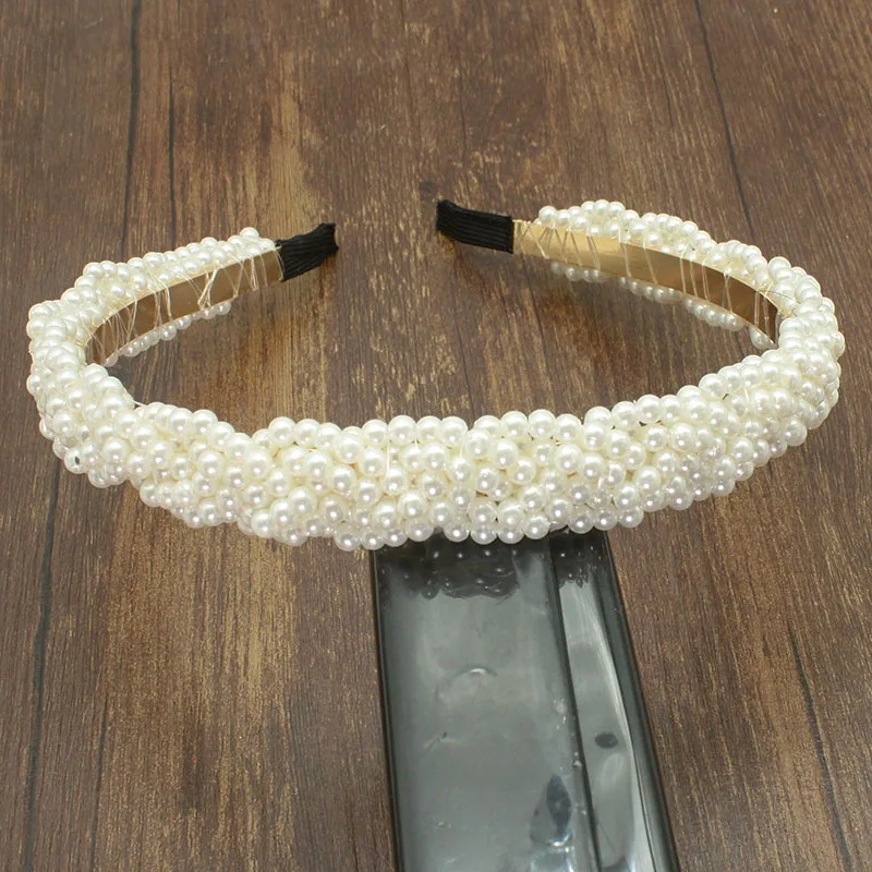 Ободок для волос FirstStar Женский модный обруч с кристаллами и бусинами стразы