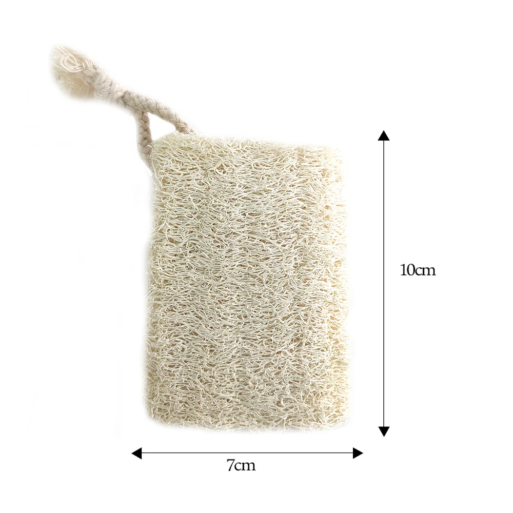 Банное полотенце из натуральной люфы отшелушивающее банное для потирания спины