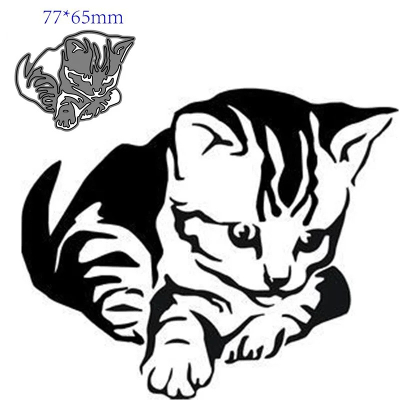 

Металлические Вырубные штампы в виде животных и кошек для скрапбукинга