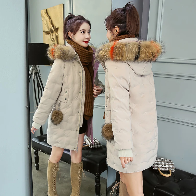 Новинка 2019 корейский Свободный утепленный короткий хлопковый пуховик женская