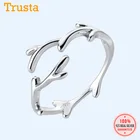 Женское кольцо с пожеланиями на день рождения TrustDavis, из стерлингового серебра 925 пробы, Ювелирное Украшение DS2702