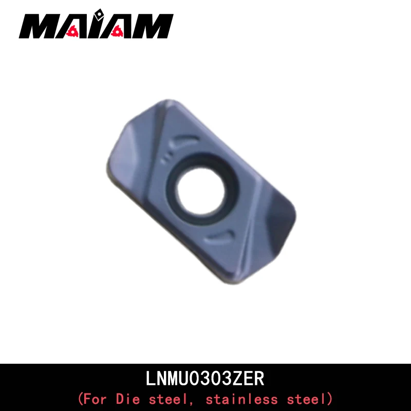 

LNMU insert Fast forward Double-sided LNMU0303 LNMU030303 LNMU030303ZER CNC lathe maching center tool insert EXN cutter head