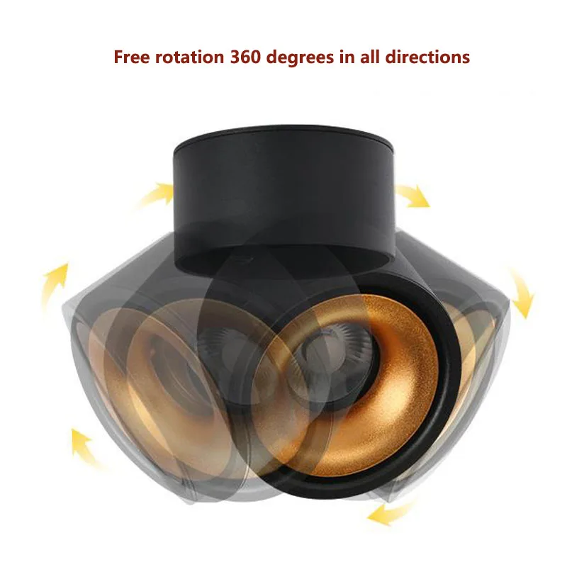 $13.95 LED downlight ceiling spot light indoor lighting, 7W, 12W, 15W, suitable for kitchen, living room, bathroom surface mounted