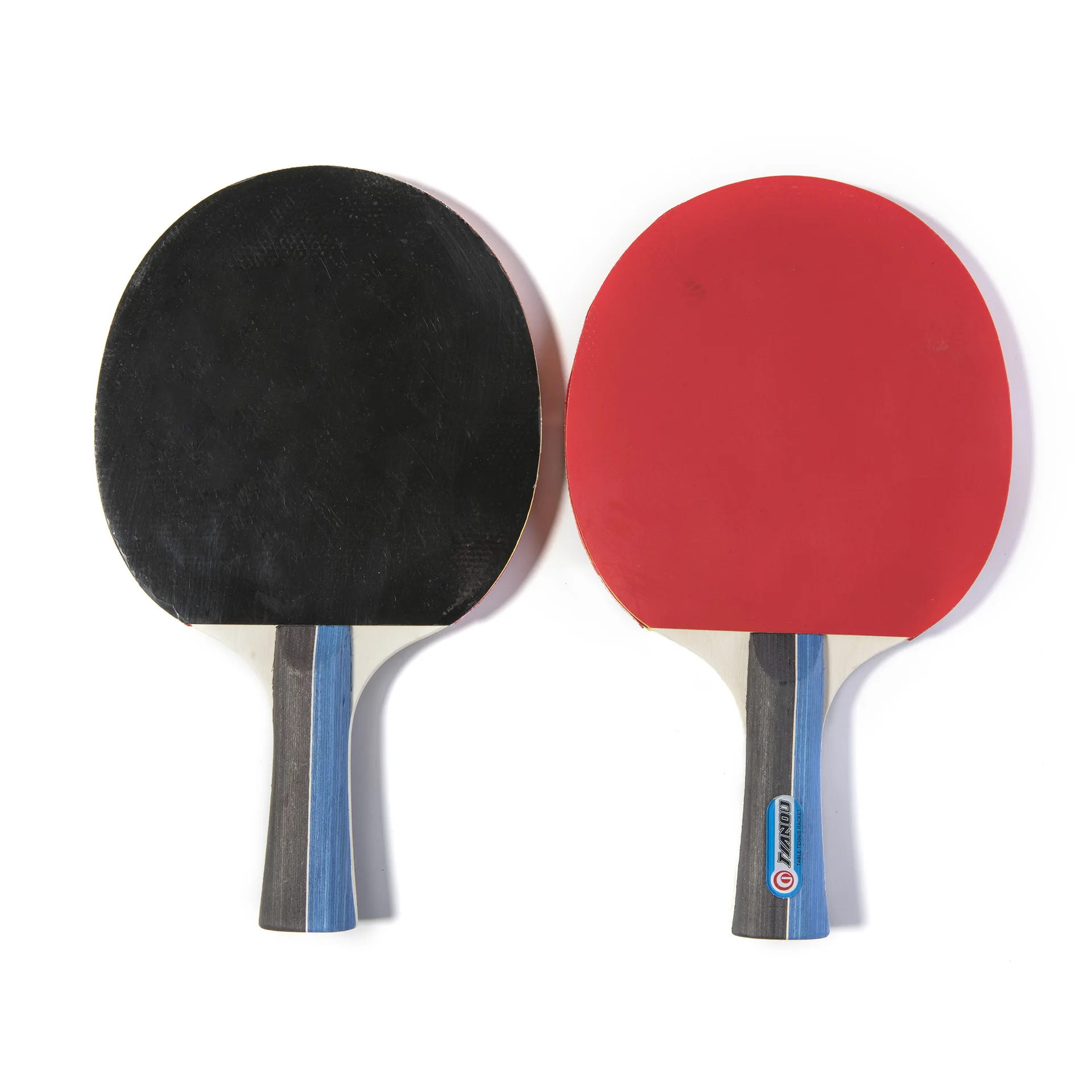 

Professional Table Tennis Equipment Set Table Tennis Racket Set 4 Racket 6 Ball with Net Frame Retractable and Portable Package