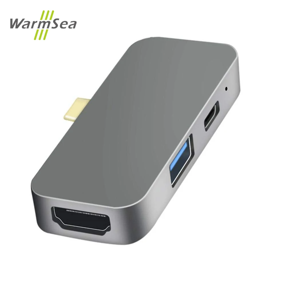 USB C концентратор type адаптер для iPad Pro от 2018 до 4K HDMI с 3 5 мм разъем наушников PD