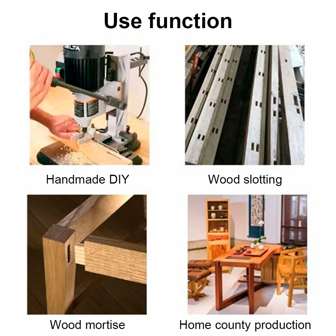 

Twist Drill Bits HSS Woodworking Drill Tools Kit Set Square Auger Mortising Chisel Drill Set Square Hole Extended Saw 6.0mm~16mm