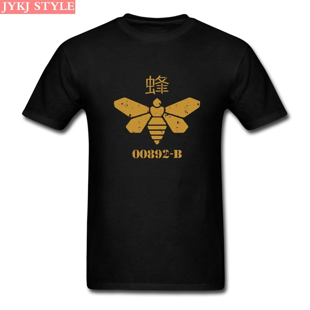 Bee Breaking Bad Футболка короткий рукав Для мужчин рубашка 2020 Горячая Homme парень Хлопок