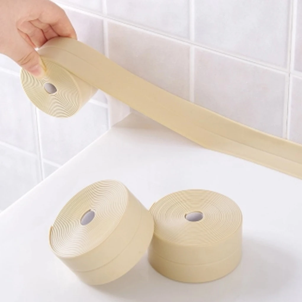 

Adhesive Waterproof Tape Anti-moisture Bathroom PVC Wall Sticker Kitchen Ceramic Sealing Strip Home Decortaion
