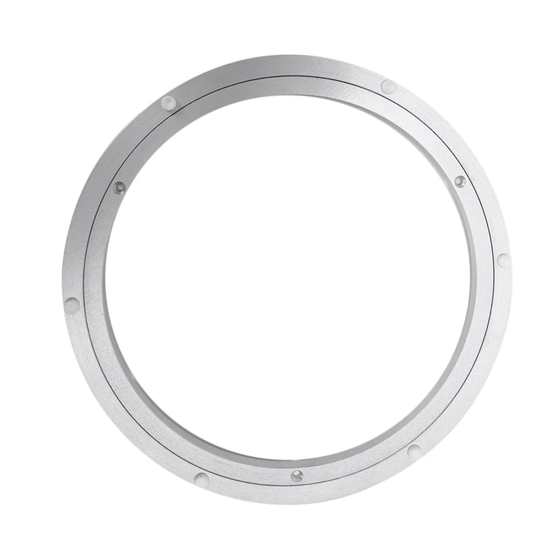 

Hot Aluminium Rotating Turntable Bearing Swivel Plate 12 Inch Silver