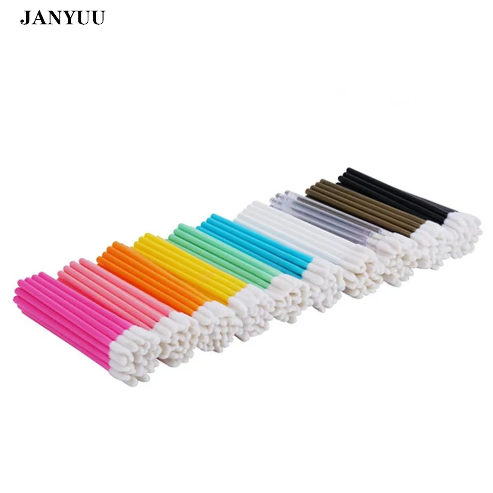 1000pcs Disposable Lip Brush Wholesale Lipstick Gloss Wands Applicator Best Make Up Accessories Multicolors Beauty Tools | Красота и