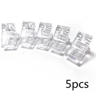 Зажимы для ногтей прозрачные для наращивания пальцев, 15 шт.