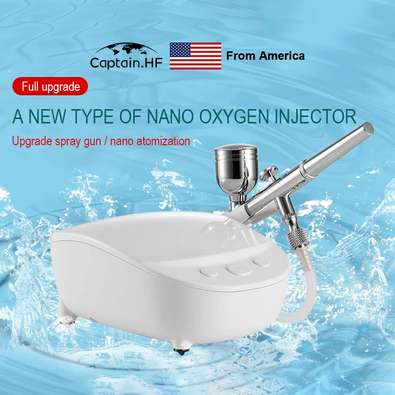 

US Captain Pore Cleaning High Pressure Oxygen Analyzer, Nano Spray, Home Facial Beauty Tool, Water Infusion Instrument