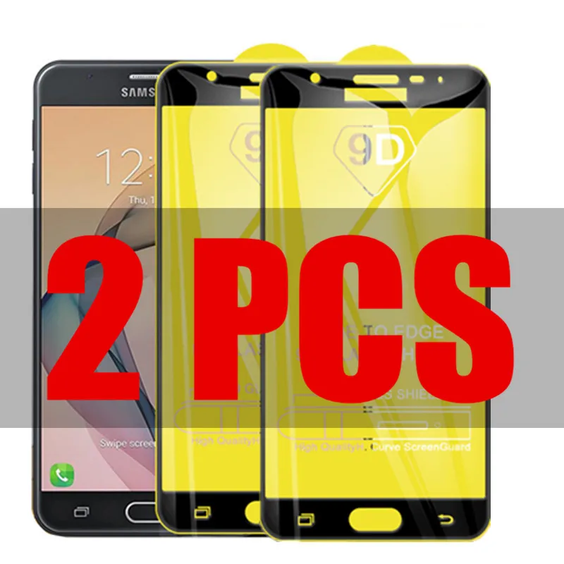Стекло 9D для Samsung J7 Prime J5 J2 Защитное стекло Galaxy J7prime J5prime защита экрана 2 шт.|Защитные