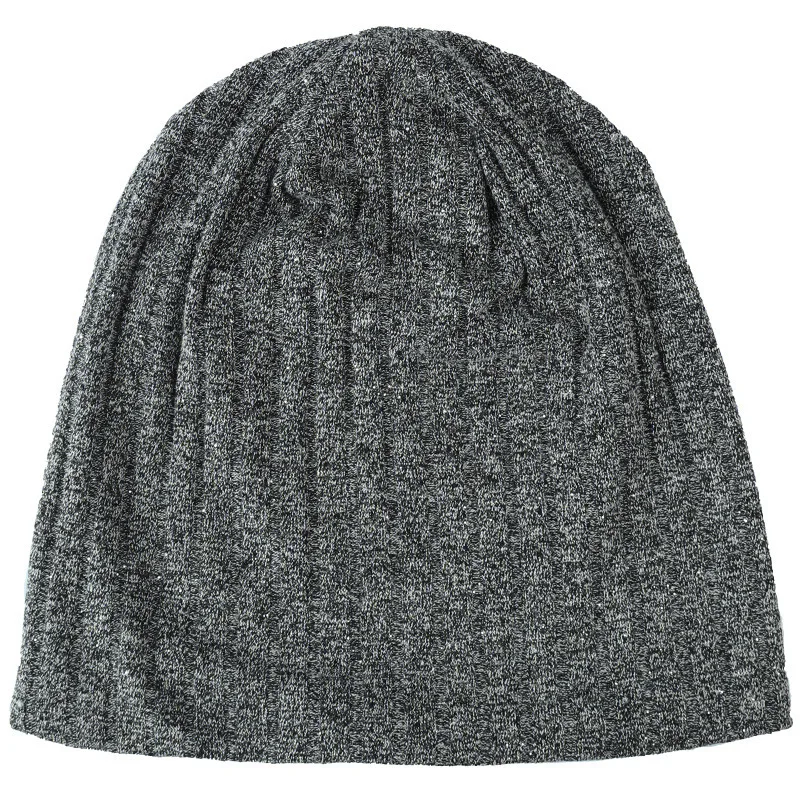 Мужская шапка Skullies шапка зимняя вязаная шерстяная шапка плюс бархатная шапочка Толстая полосатая Лыжная спортивная шапка шапки для мужчин