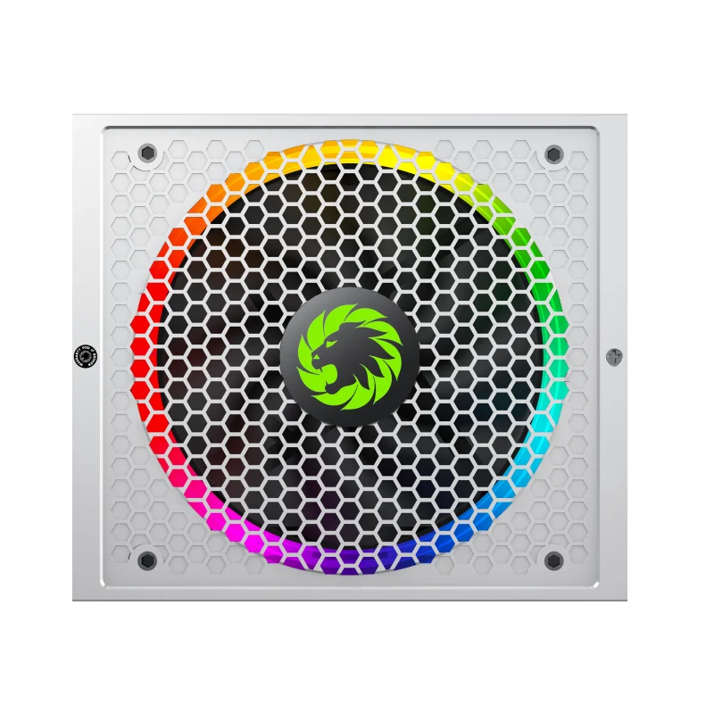 GameMax RGB 850 белый источник питания Вт полностью модульный 80 Plus ЗОЛОТОЙ
