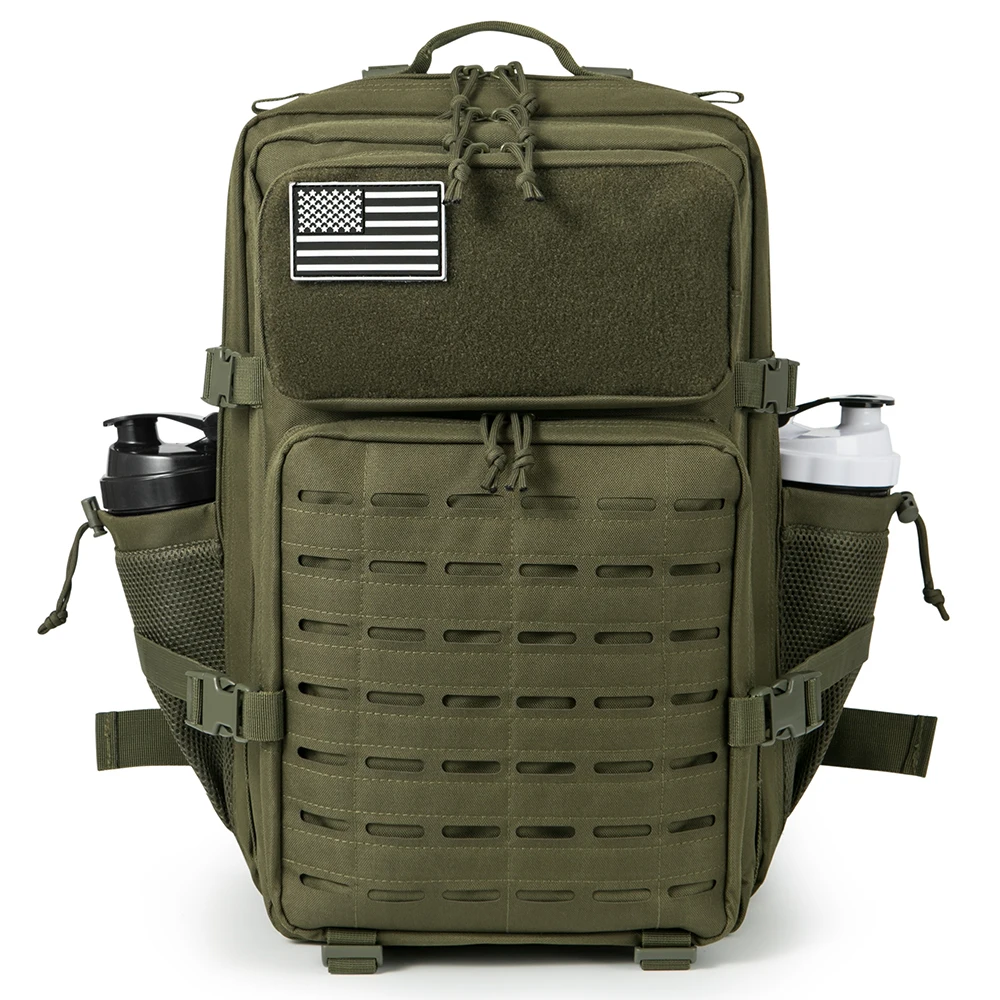 Koop Heks Fles Houder Assault Rugzak 50L Militaire Rugzak Edc Leger Tas Jacht Voor Mannen Wandelen Dagrugzak Tactical Rugzak