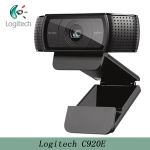 Logitech C920E HD 1080P Веб-камера с автофокусом Full HD 1080P поддержка официальных верификации видеозвонков со стереозвуком