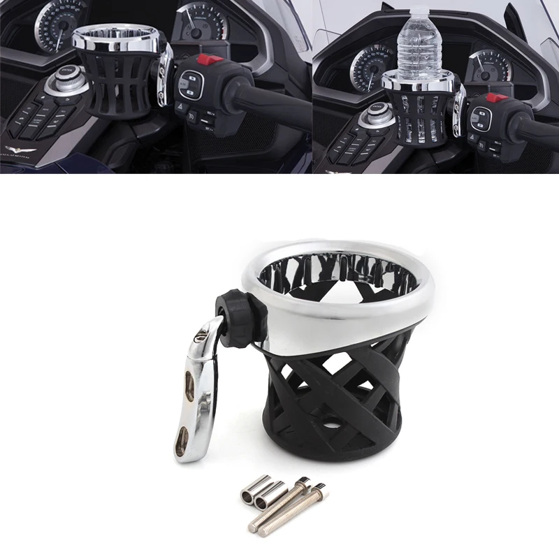 

New Motorcycle Drinking Holder Cup Carrier Support Custom Drink Cup Holder For Honda Gold Wing GL1800 2018-2021