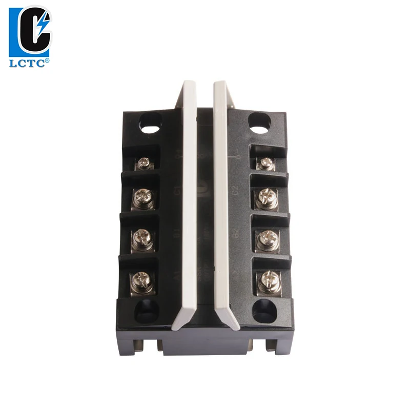Трехфазное твердотельное реле 10A 120A Постоянный/переменный ток трехфазное LeiChuang TEC