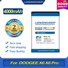 100% Оригинальный LOSONCOER 4000 мАч аккумулятор Для DOOGEE X6 X6 Pro мобильный телефон