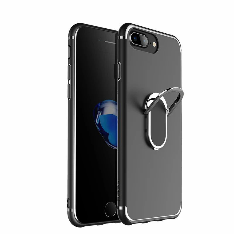 Чехол для телефона с кольцом-держателем чехол iPhone 8 TPU подставкой 7 универсальный
