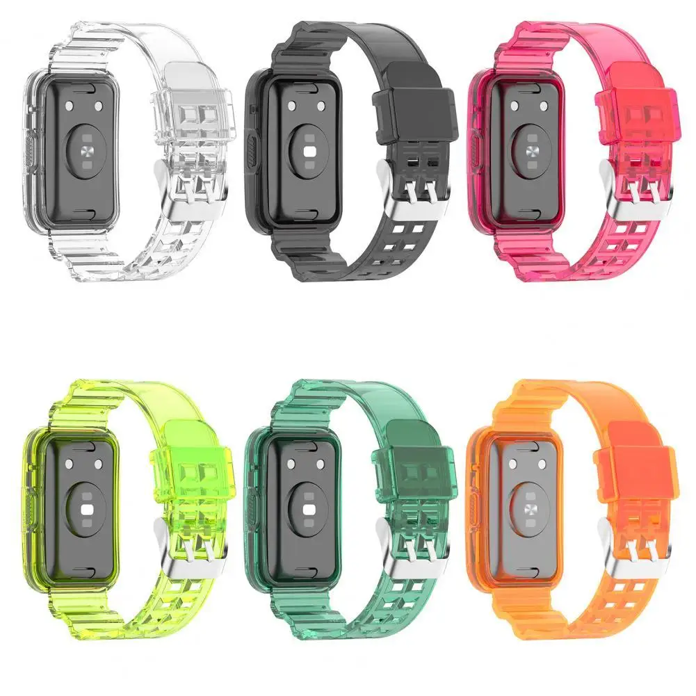

Watch Band Transparent Replacement TPU Soft Bracelet Strap for HUAWEI Watch Fit