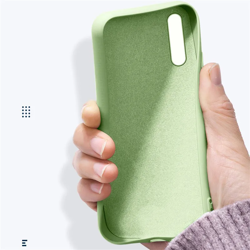 Жидкий силиконовый однотонный чехол для Xiao mi A3 карамельный цвет телефона s Xio A 3 6 01