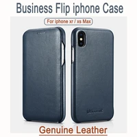 genuine leather shockproof case for iphone xr case xs max mini luxury cowhide silicone bumper clear cover funda