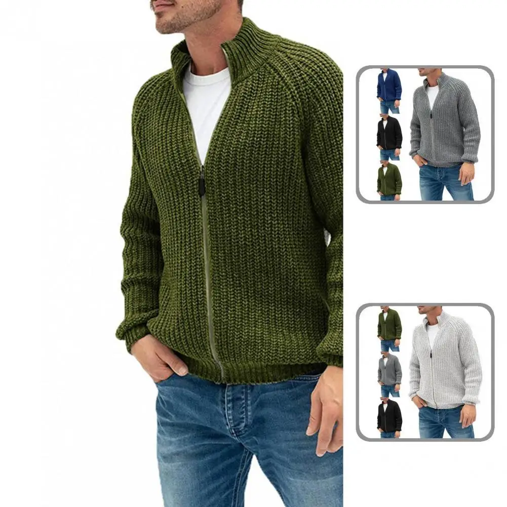 

Comfy Fashion Knitted Long Sleeve Men Cardigan Casual Knitted Cardigan Knitted for Holiday