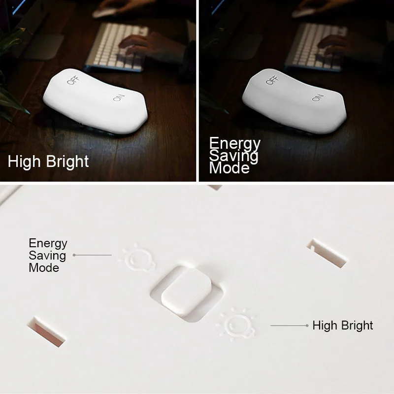 ВКЛ ВЫКЛ светодиодный ночник прикроватная настольная лампа переносная