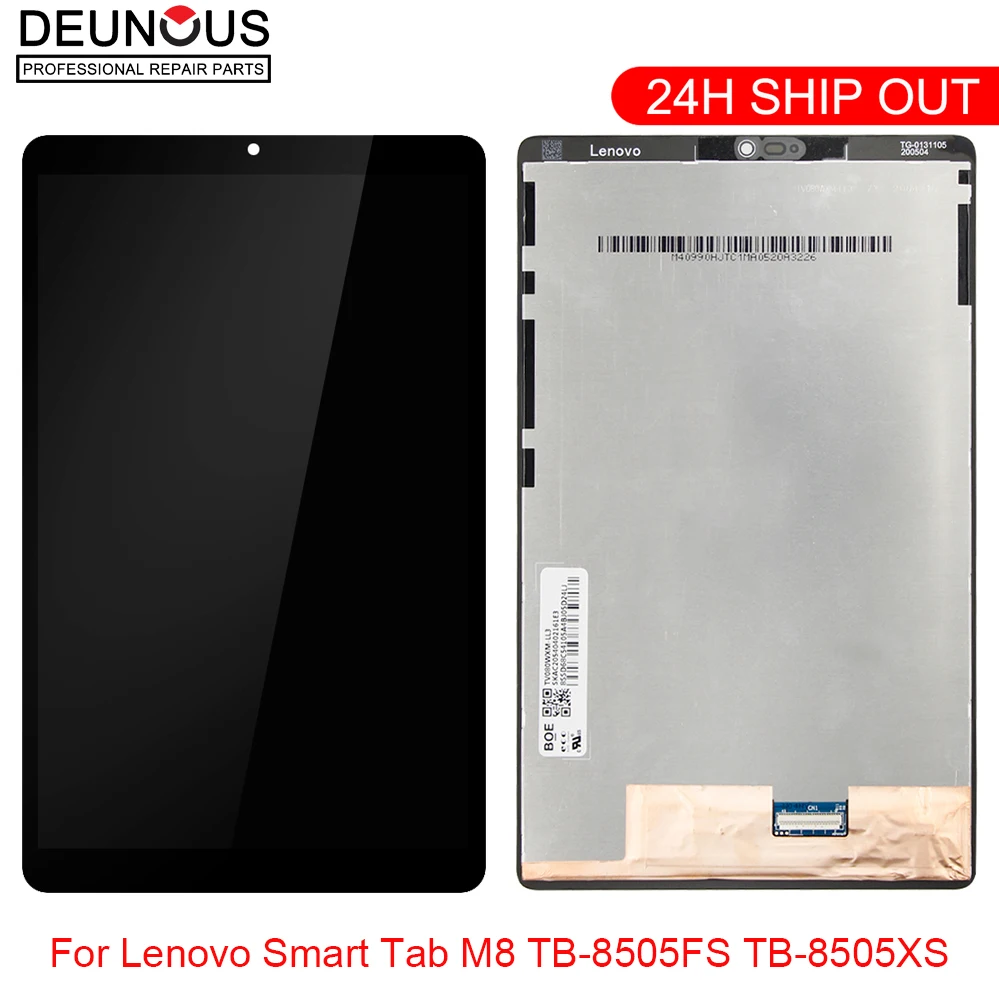 Новый 8 0 дюйма ЖК-дисплей для Lenovo Smart Tab M8 TB-8505FS TB-8505XS сенсорный экран дигитайзер в