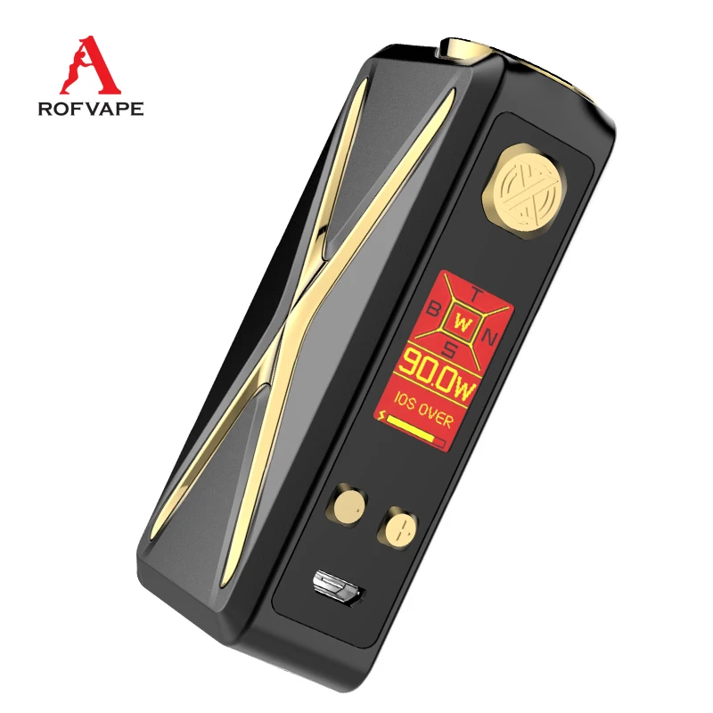 ROFVAPE XER 90 Вт бокс мод VW вейп поддержка 18650 батарея электронная сигарета для 510
