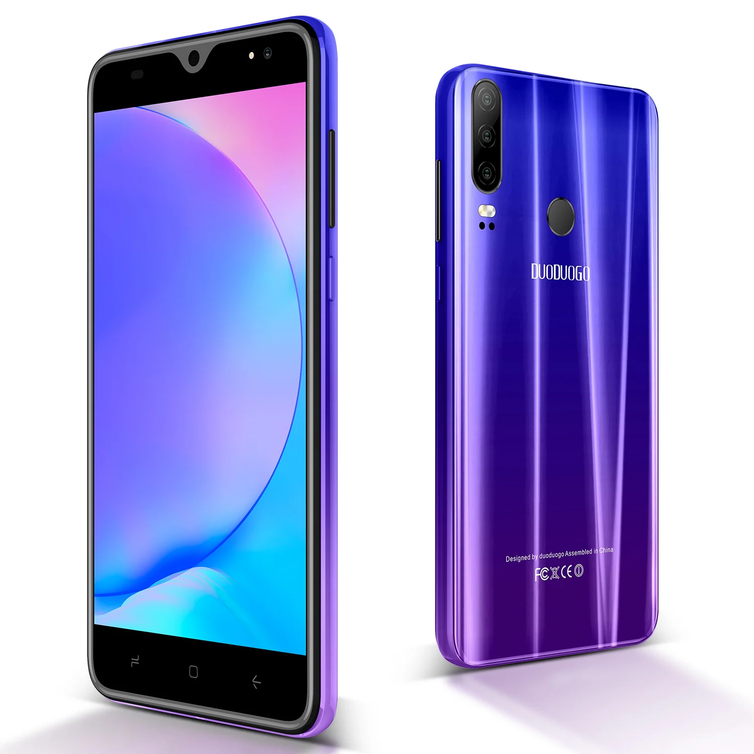 DUODUOGO P30 мобильный телефон Android 9 0 3 ГБ ОЗУ 32 Гб ПЗУ 13MP + 5MP 5 &quotHD ips 4800mAh отпечаток
