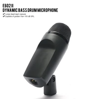 free shipping high quality e602 ii e602 e602 kick bass drum dynamic instrument microphone pickup mic for sennheiser