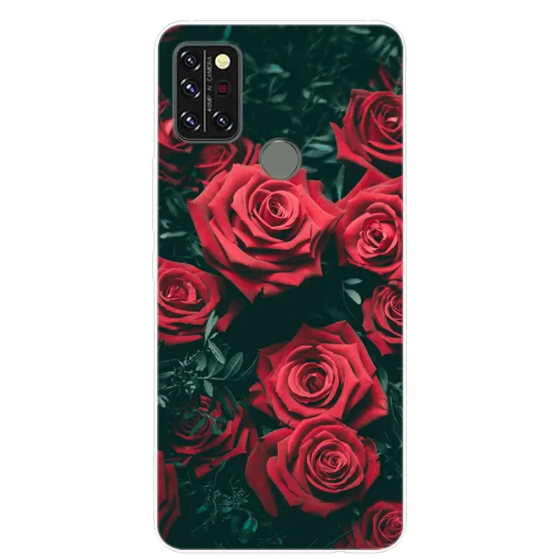 for umidigi a9 pro case silicone flower soft phone cases for umidigi a9 pro case tpu fundas for umidigi a9pro a 9 pro cover free global shipping