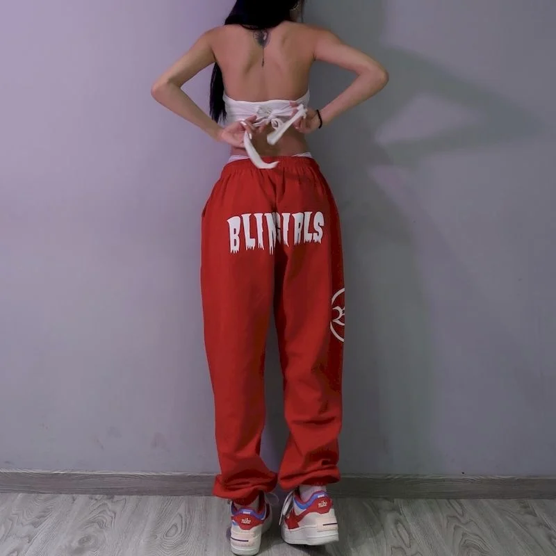 

Women's Trousers Casual Sports Pants Hip-hop Loose Leggings Jazz High-waist All-match Casual Pants 2021 Summer New Sweatpants