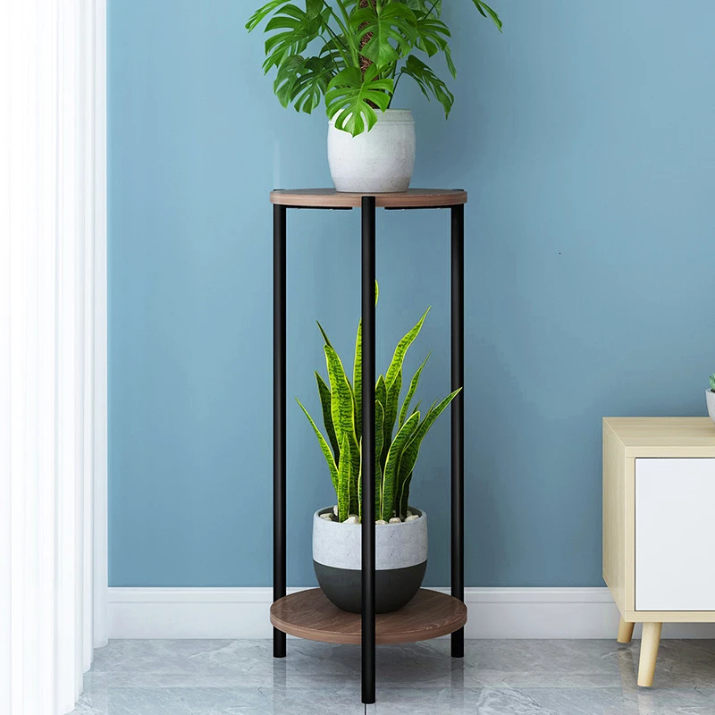 Многоэтажная полка с рамкой для цветочного горшка украшения интерьера|Полки