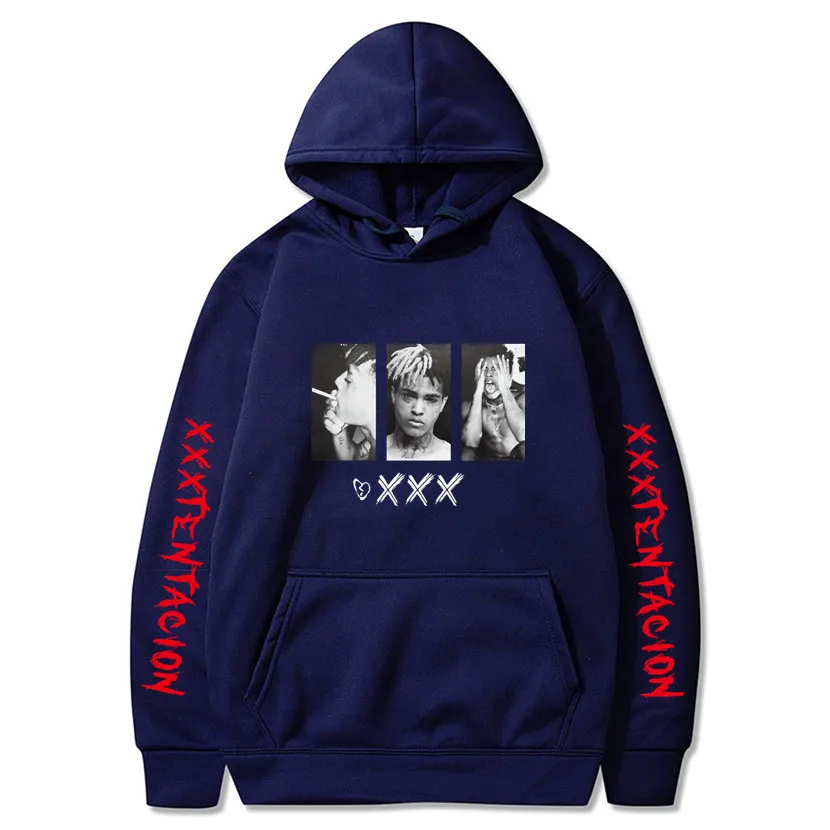 Толстовка XXXTentacion для мужчин и женщин Повседневный пуловер уличная одежда худи в