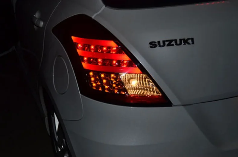 AKD автомобильный Стайлинг для Suzuki Swift задние фонари 2005- Swift светодиодный задний фонарь светодиодный дневные ходовые огни тормоза Обратный Авто аксессуары