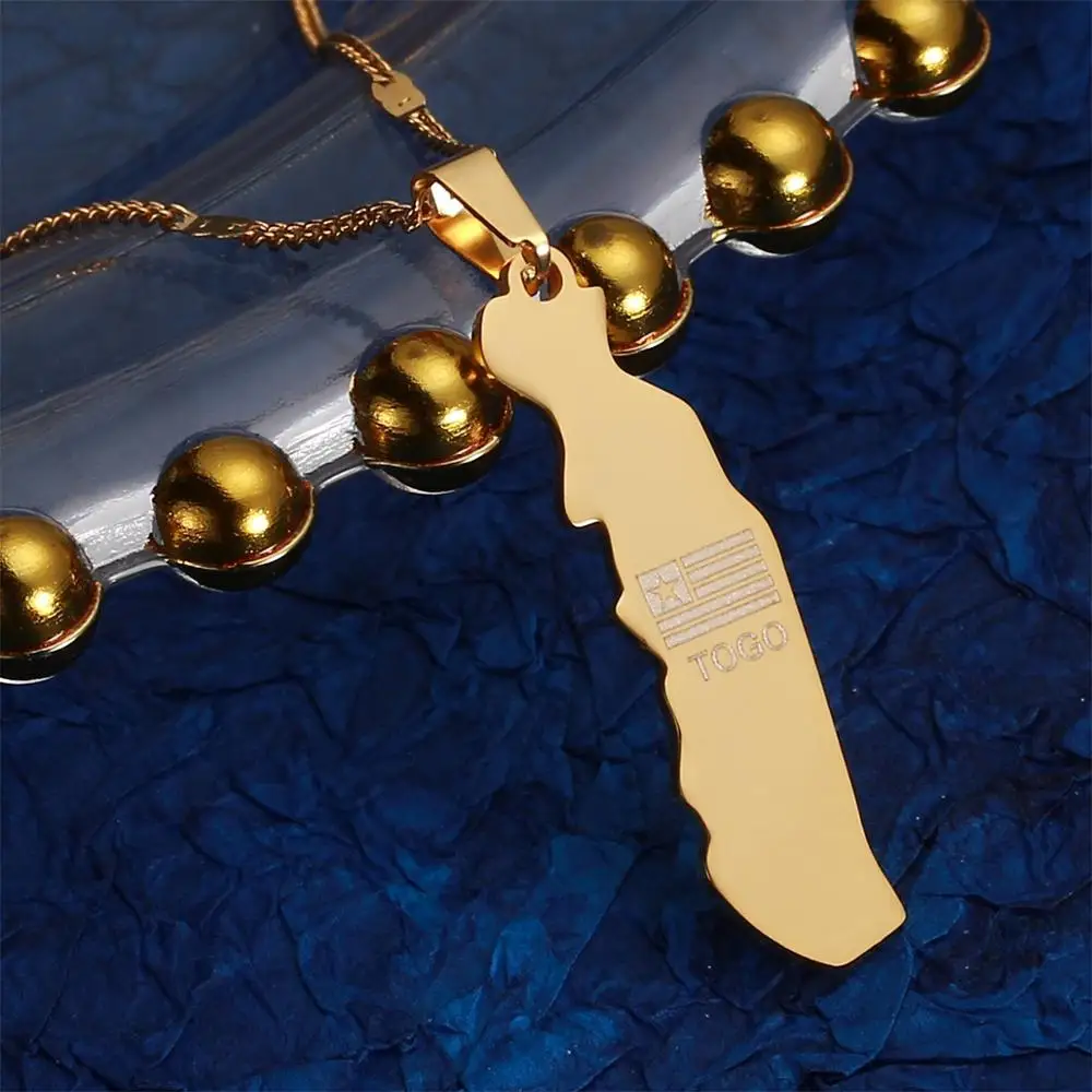 Карта тоголеза из нержавеющей стали | Украшения и аксессуары