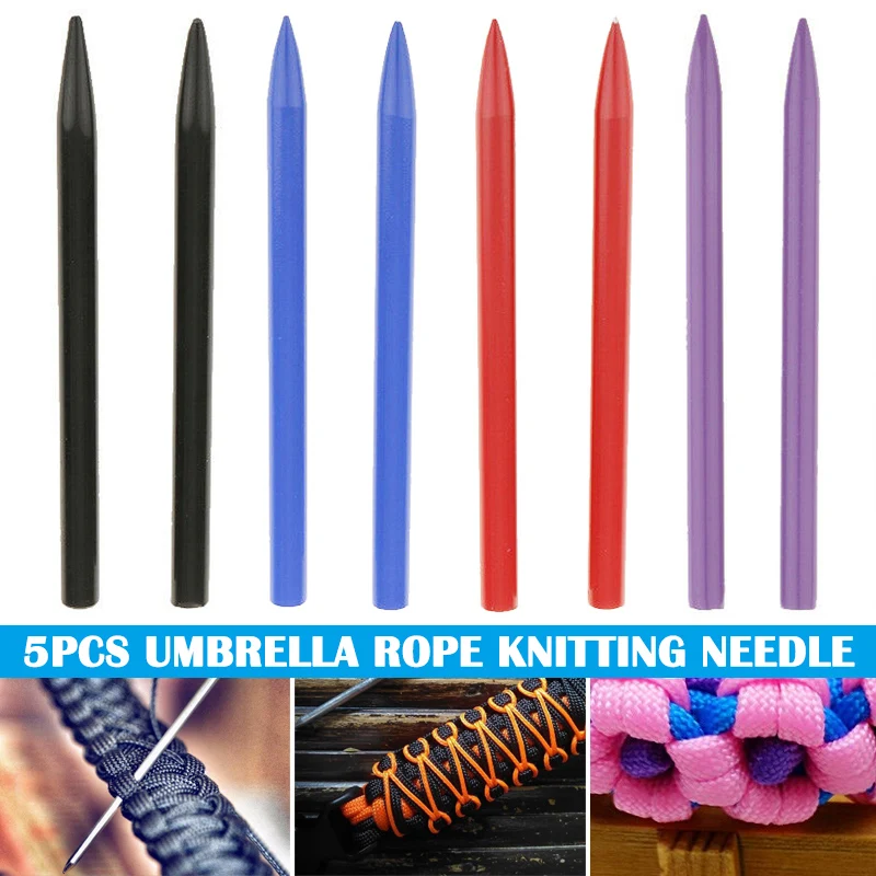 Горячее предложение 5 шт. браслет из Паракорда ткацкие иглы веревочный