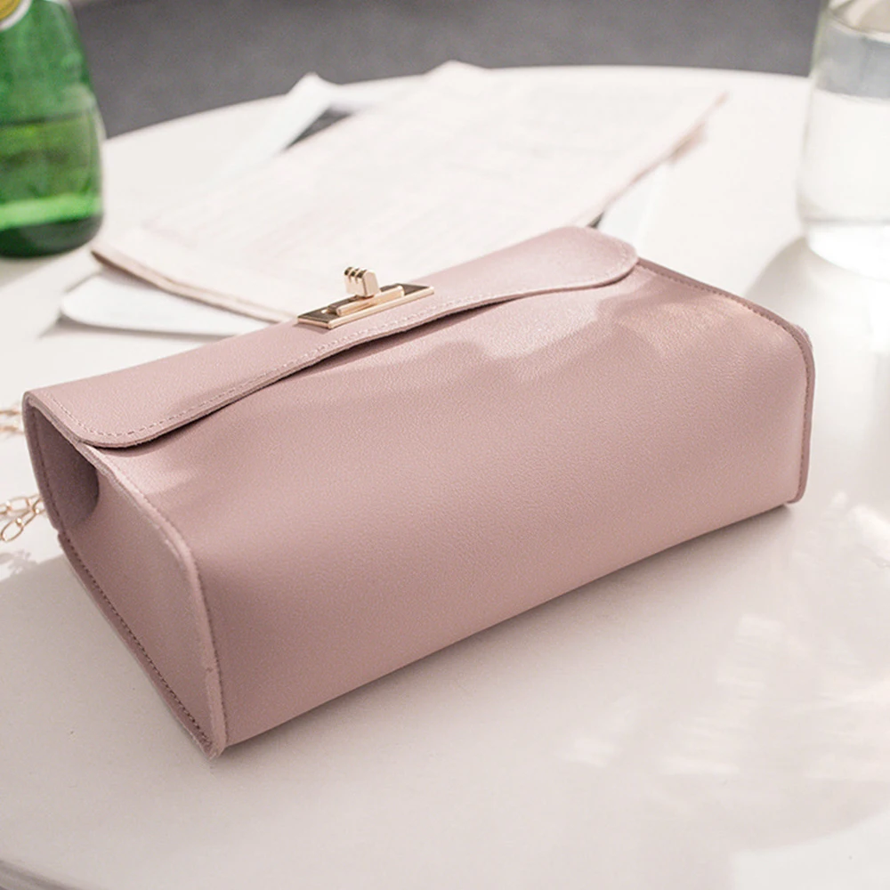 

British Fashion Simple Small Square Bag Women's Designer Handbag 2020 High-quality PU Leather Chain Mobile Phone Shoulder bags