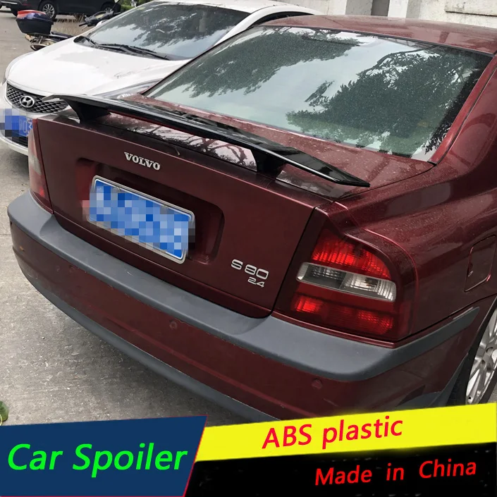 Универсальный Спойлер для Volvo S80 2006 2016 высокое качество абс материал заднее крыло