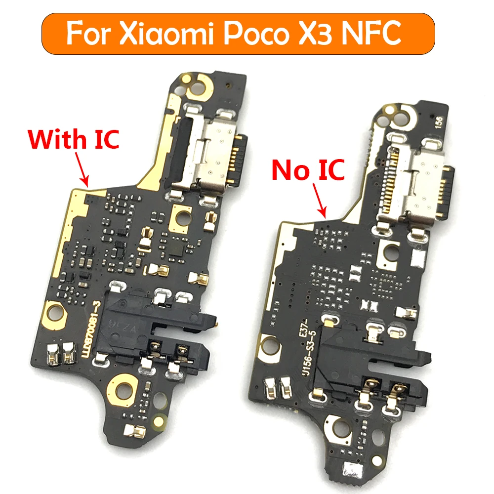 

Original New USB Charging Connector Port Flex Cable With Microphone Board For Xiaomi Poco X3 NFC Global Version Poco X3 Pro