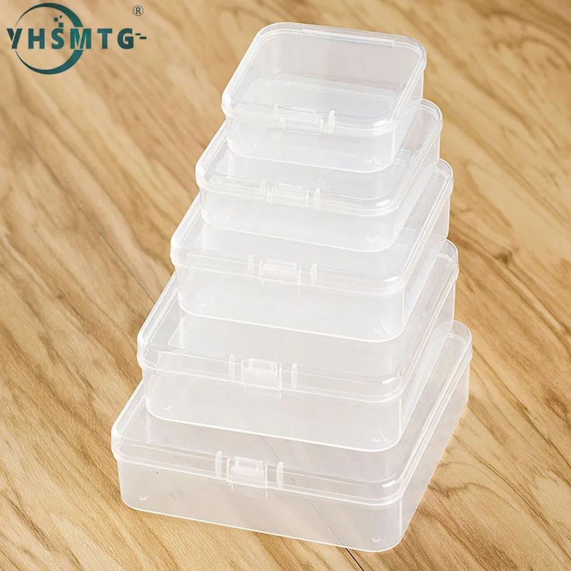 

Transparent Snack Container Bowl Medicine Storage Box Cosmetic Portable Mini Containers Sundries Organizer Case Household Itms