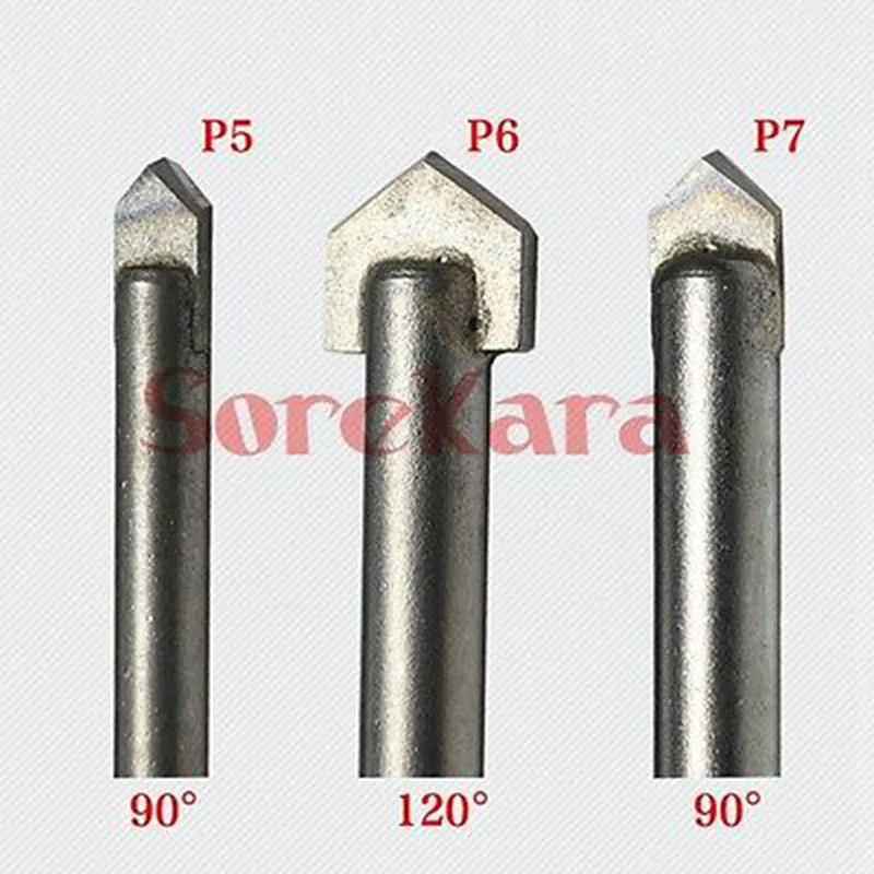 P2 6*6 мм 45 градусов деревянные сверла угловой сплав фрезец гравировальной машины с